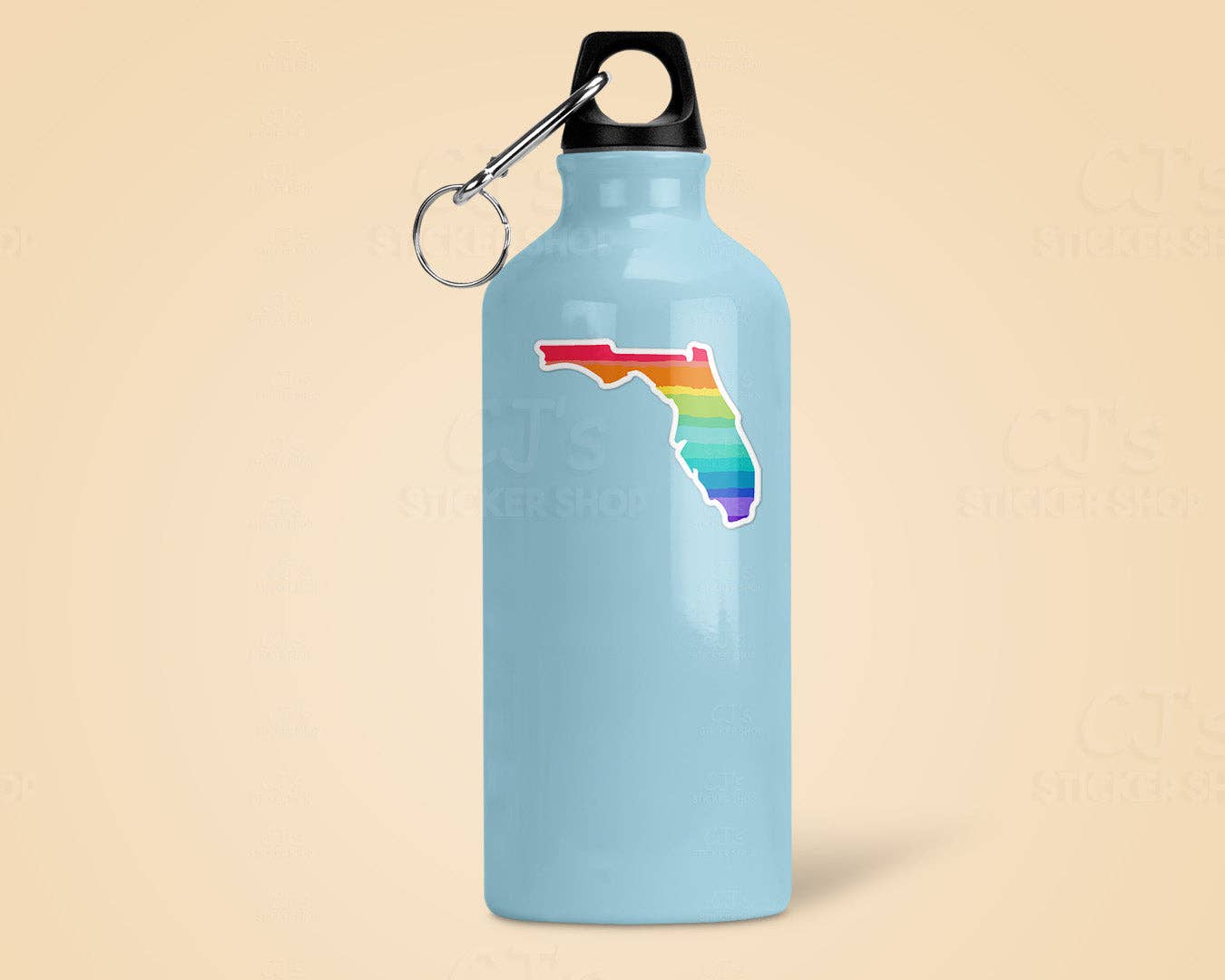 Florida Rainbow State Vinyl Sticker