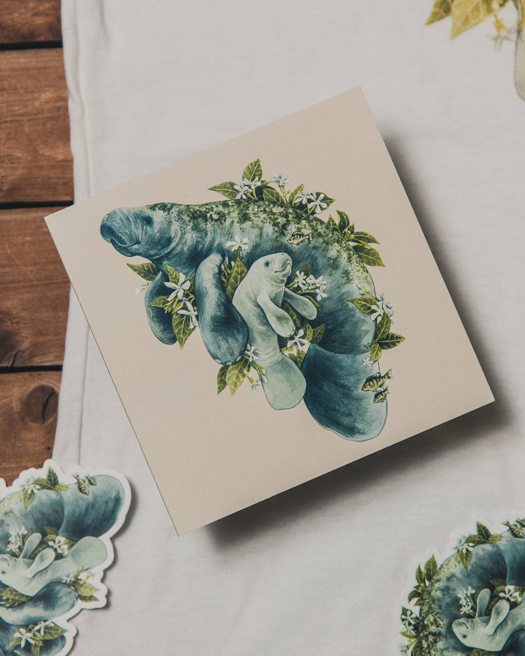 Manatee Song Greeting Card