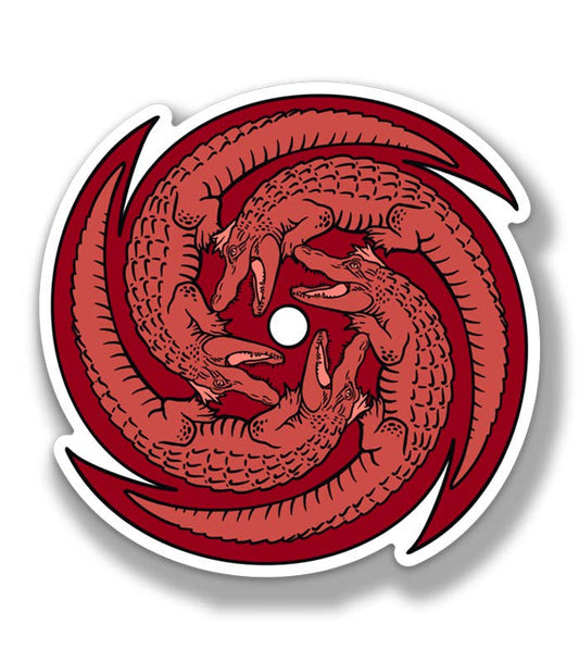 Hurricane Gator Sticker