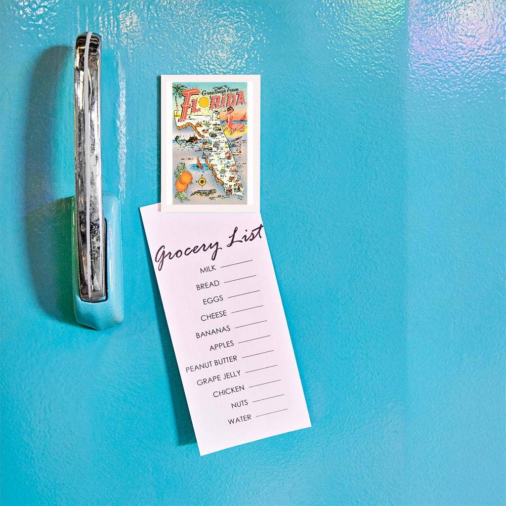 Magnet FL-859 Greetings from Florida, Map