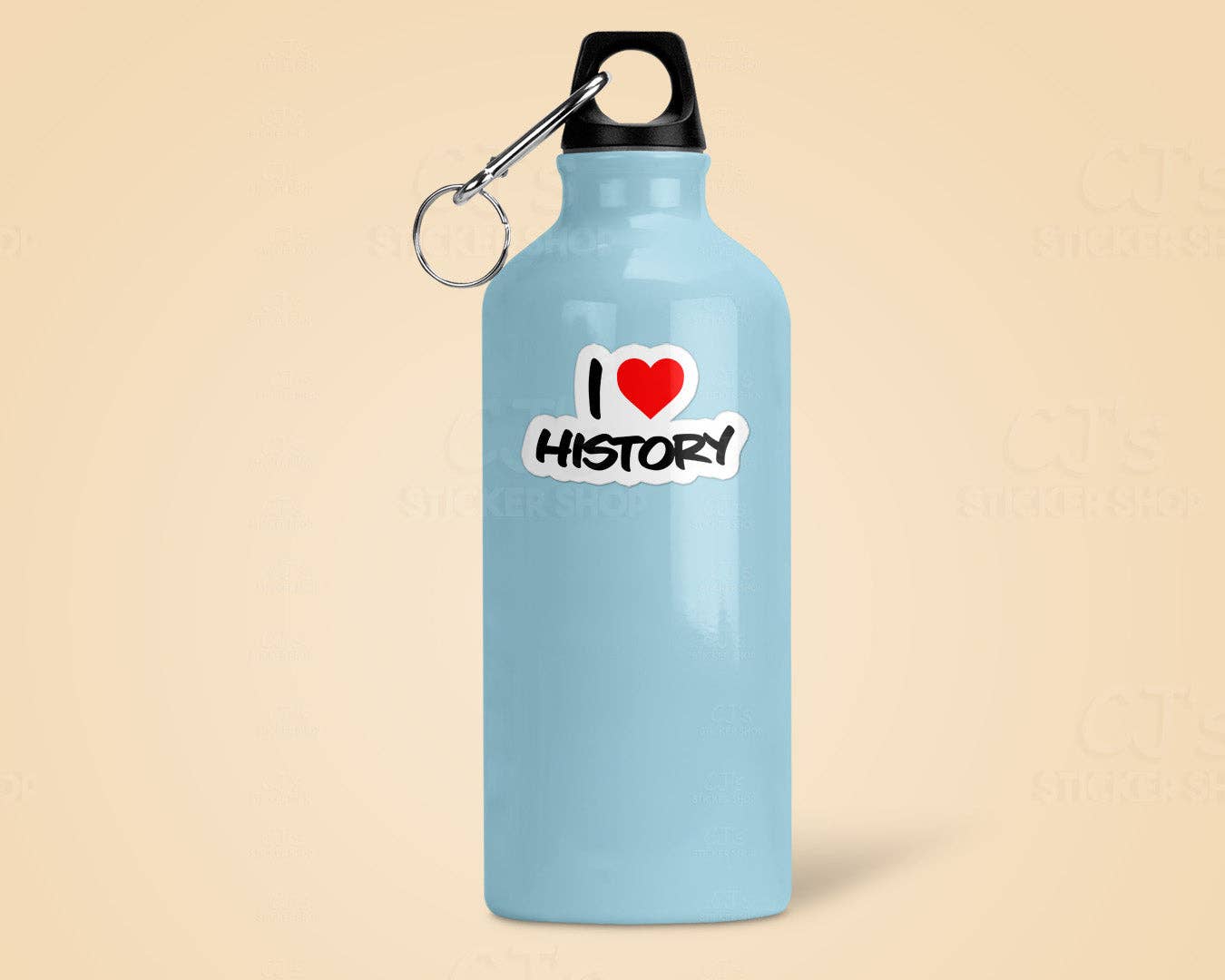 I Love History Sticker Vinyl Sticker