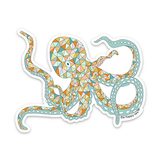 3.5" Funky Octopus Sticker
