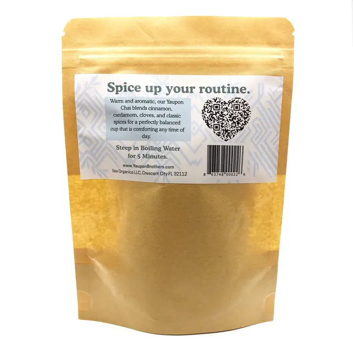 Florida Chai Yaupon Holly Tea Zip Packet