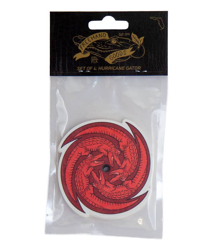 Hurricane Gator Coaster Set