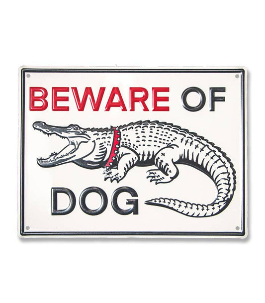 Beware of Dog Aluminum Sign