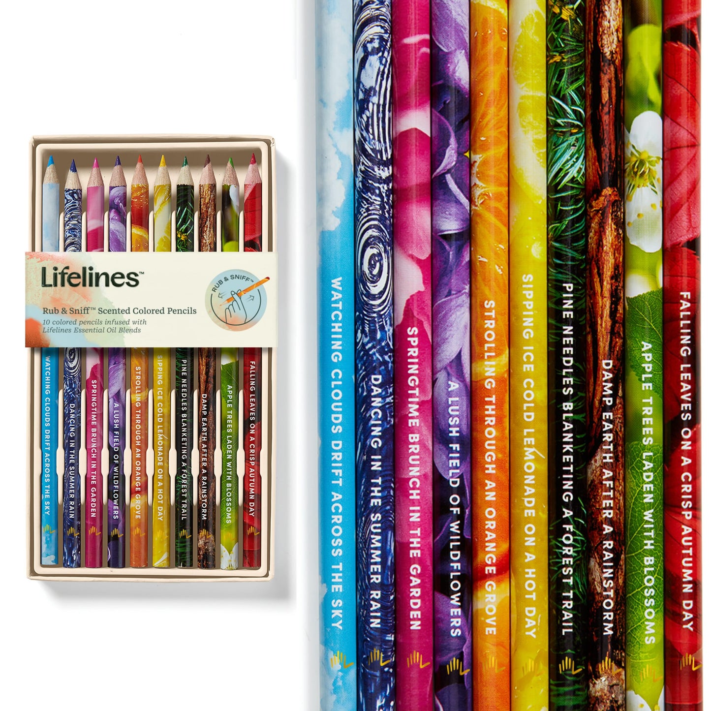 Rub & Sniff™ Scented Colored Pencils - 10-Pack