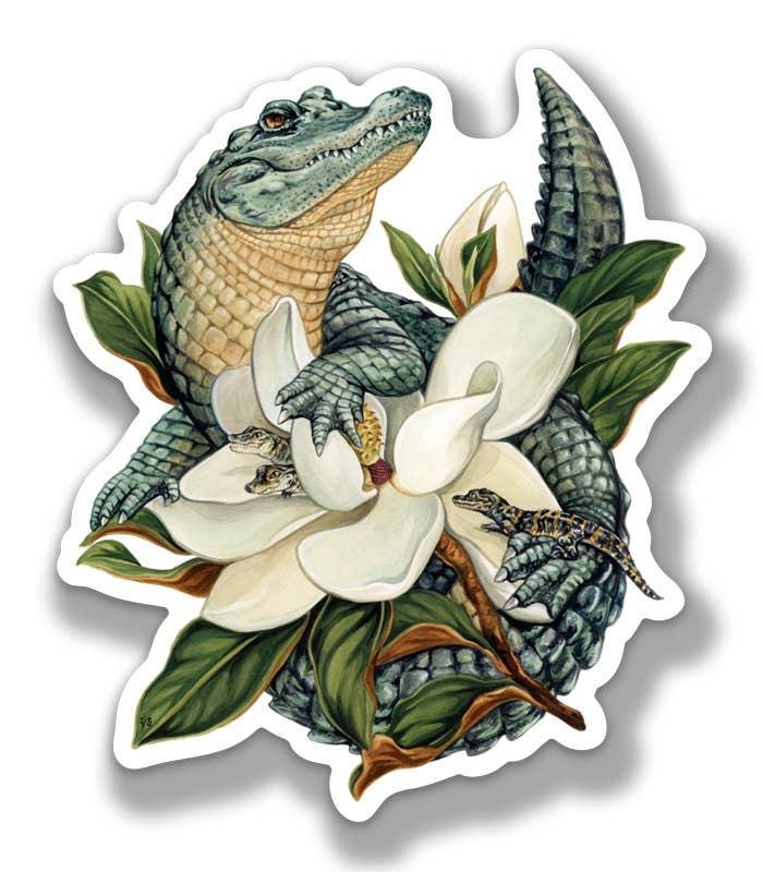 Magnolia Nest Gator Sticker