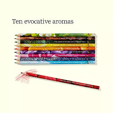 Rub & Sniff™ Scented Colored Pencils - 10-Pack