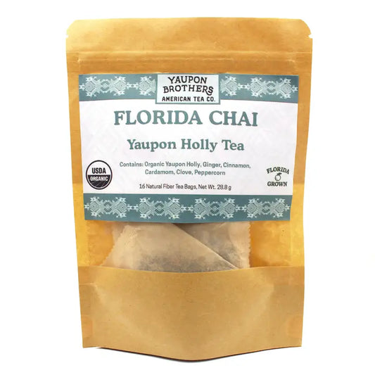Florida Chai Yaupon Holly Tea Zip Packet