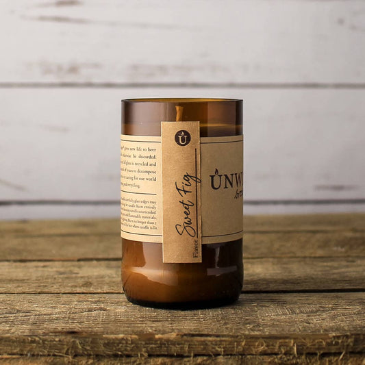 Sweet Fig Brew League - Beer Bottle Candle