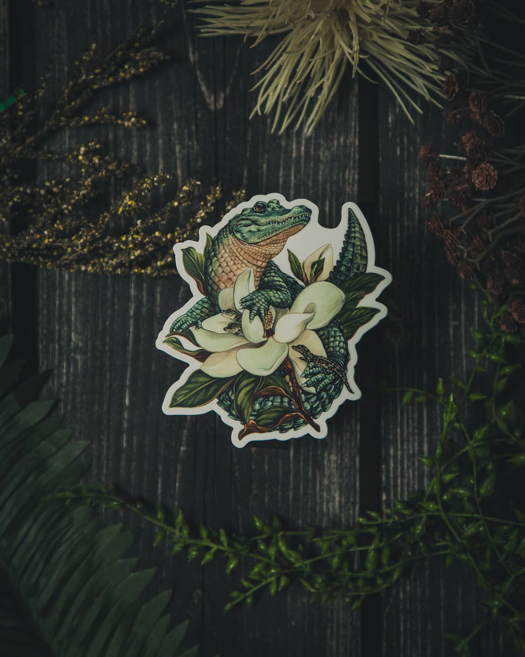 Magnolia Nest Gator Sticker