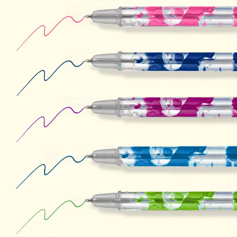 Lifelines Scented Lava Gel Pen Set, 5-pack (Brights)