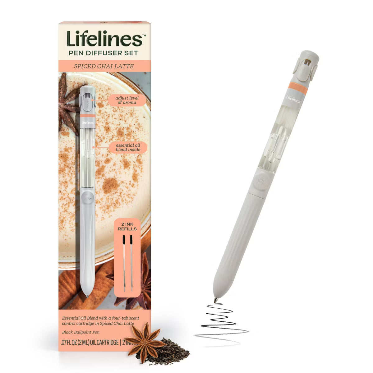 Lifelines Essential Oil Blends Pen Diffuser (Spiced Chi Latte)