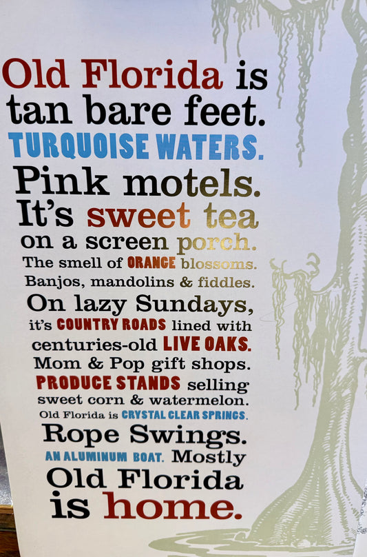 "Old Florida" Poster