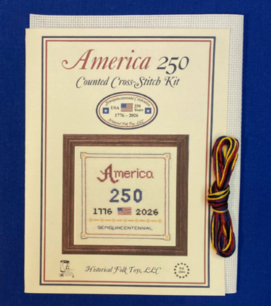 America 250 9"x9" Counted Cross-Stitch Kit
