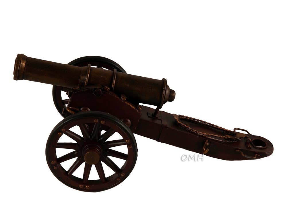 Handcrafted American Civil War Artillery Tabletop Model