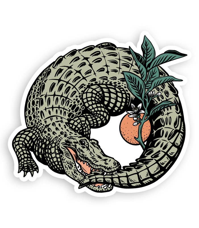 Gator Ouroboros Sticker