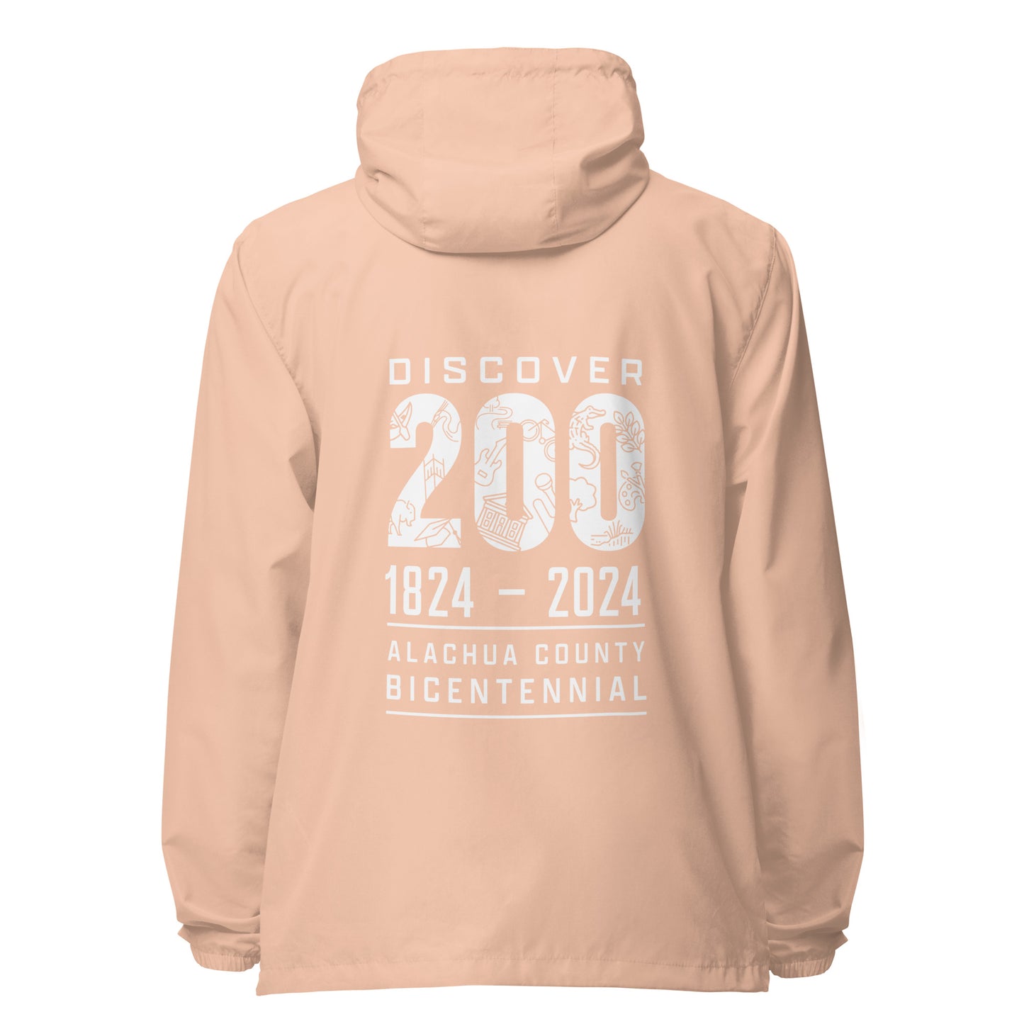 Discover 200 Unisex Lightweight Zip-up Windbreaker