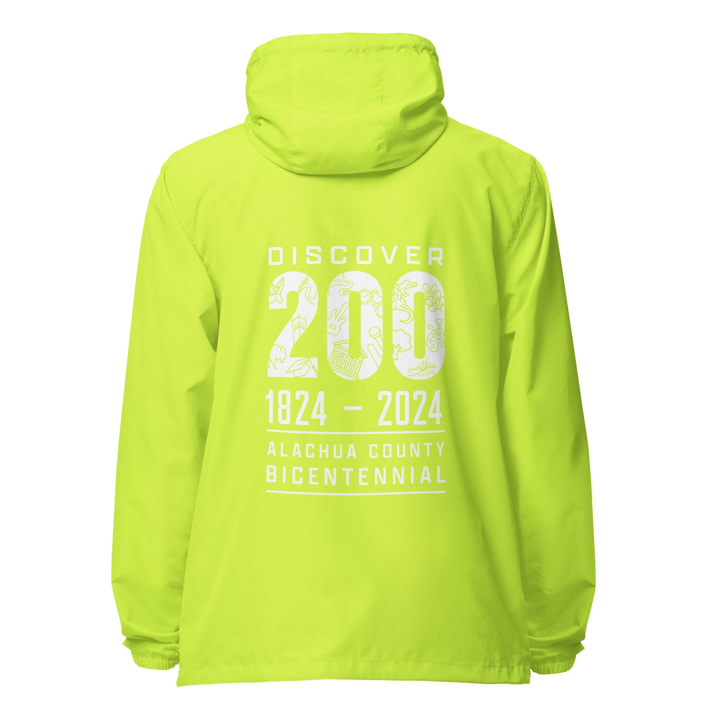 Discover 200 Unisex Lightweight Zip-up Windbreaker